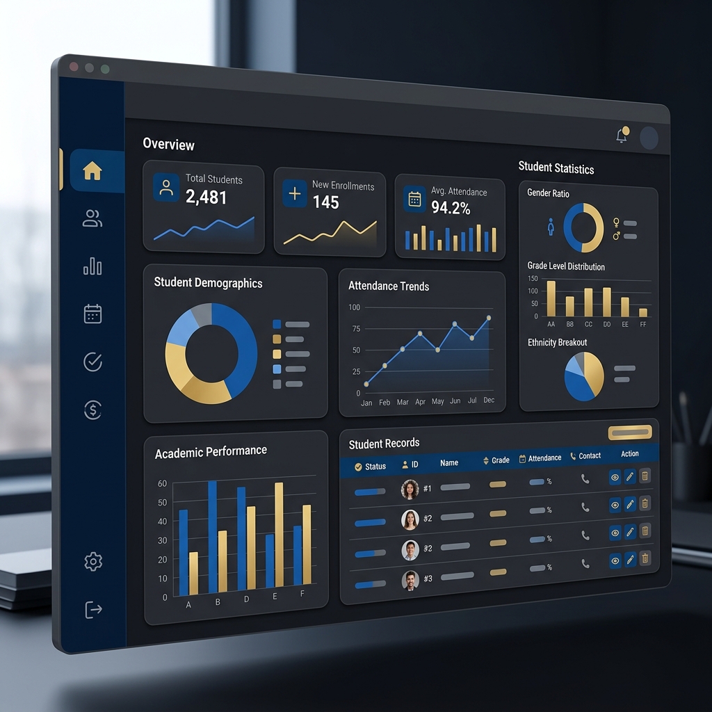 School Management Cross-Platform Desktop App Preview